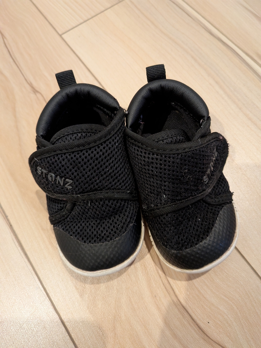Kids Black Mesh Athletic Shoes - Stonz